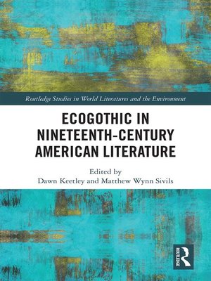 cover image of Ecogothic in Nineteenth-Century American Literature